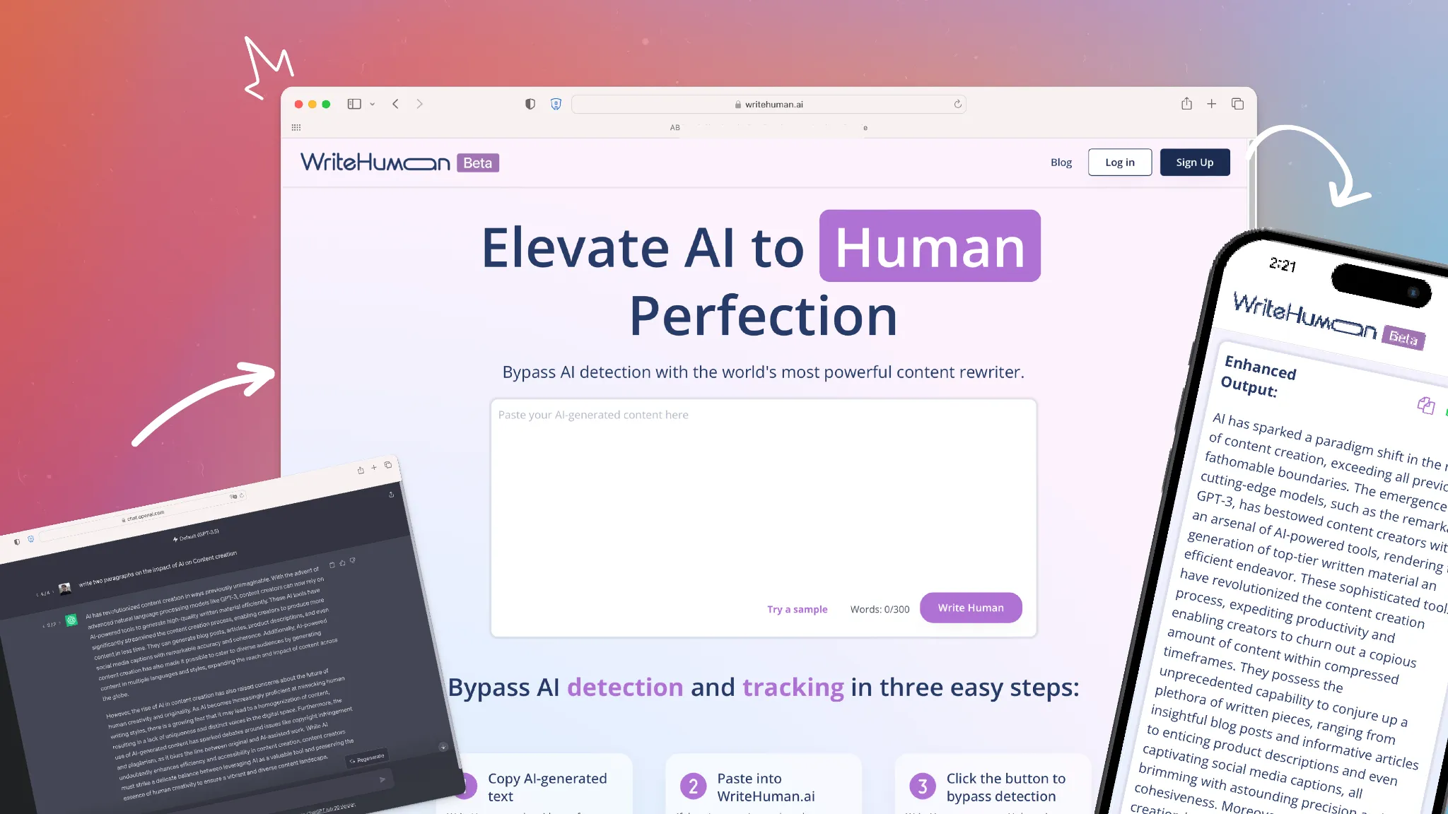WriteHuman screenshot